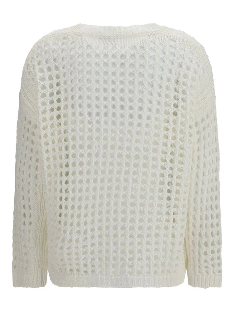 White Linen Sweatshirt alternative