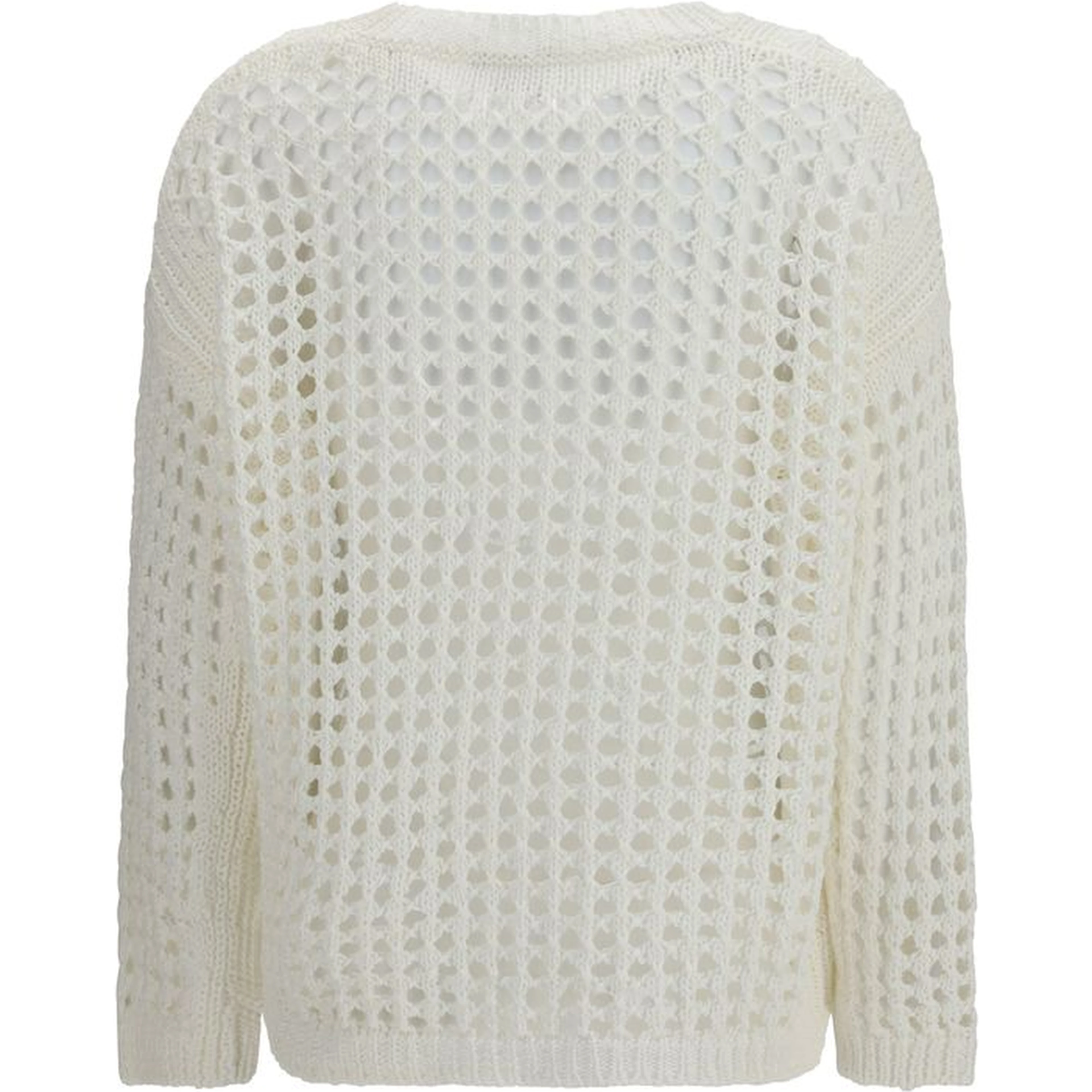 White Linen Sweatshirt