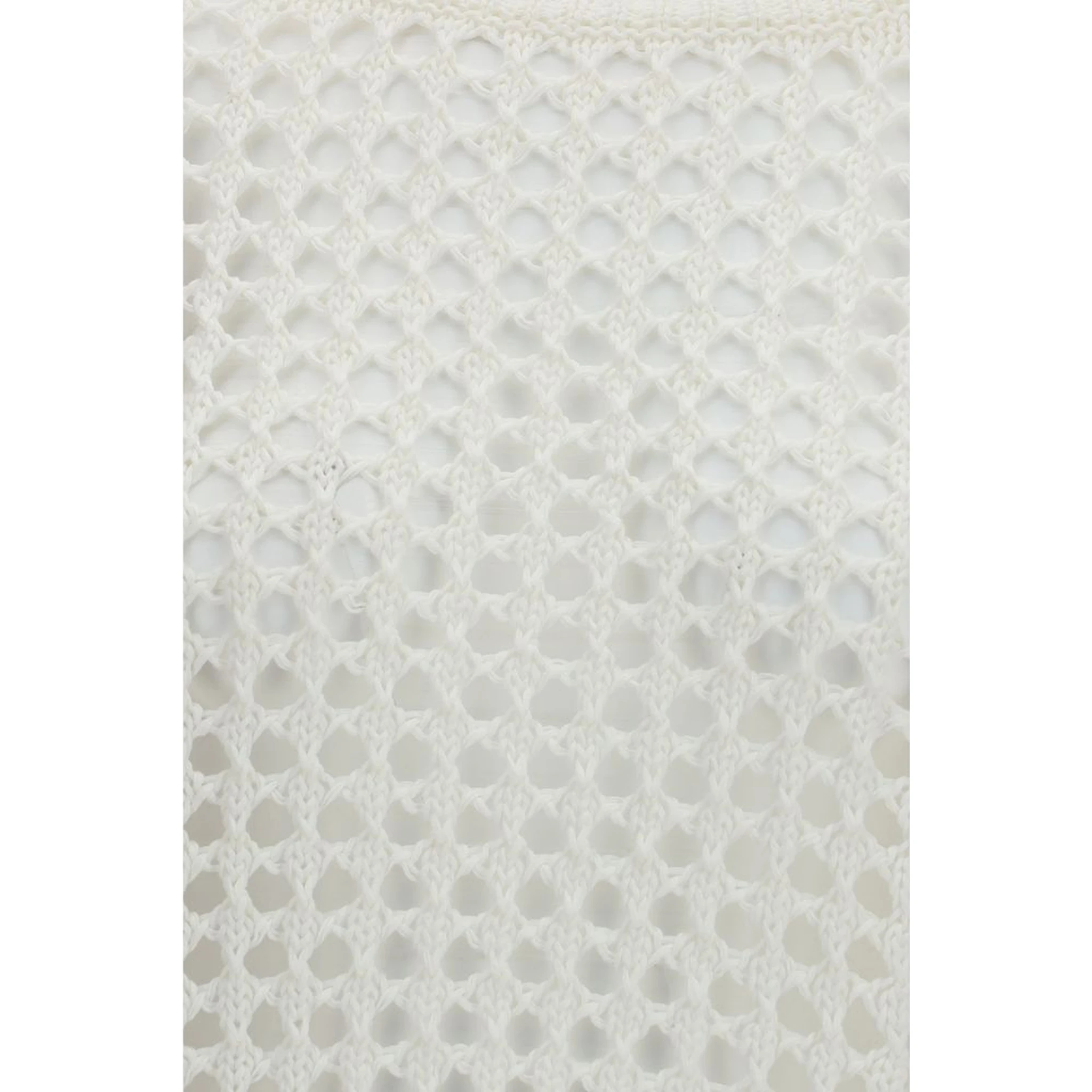 White Linen Sweatshirt