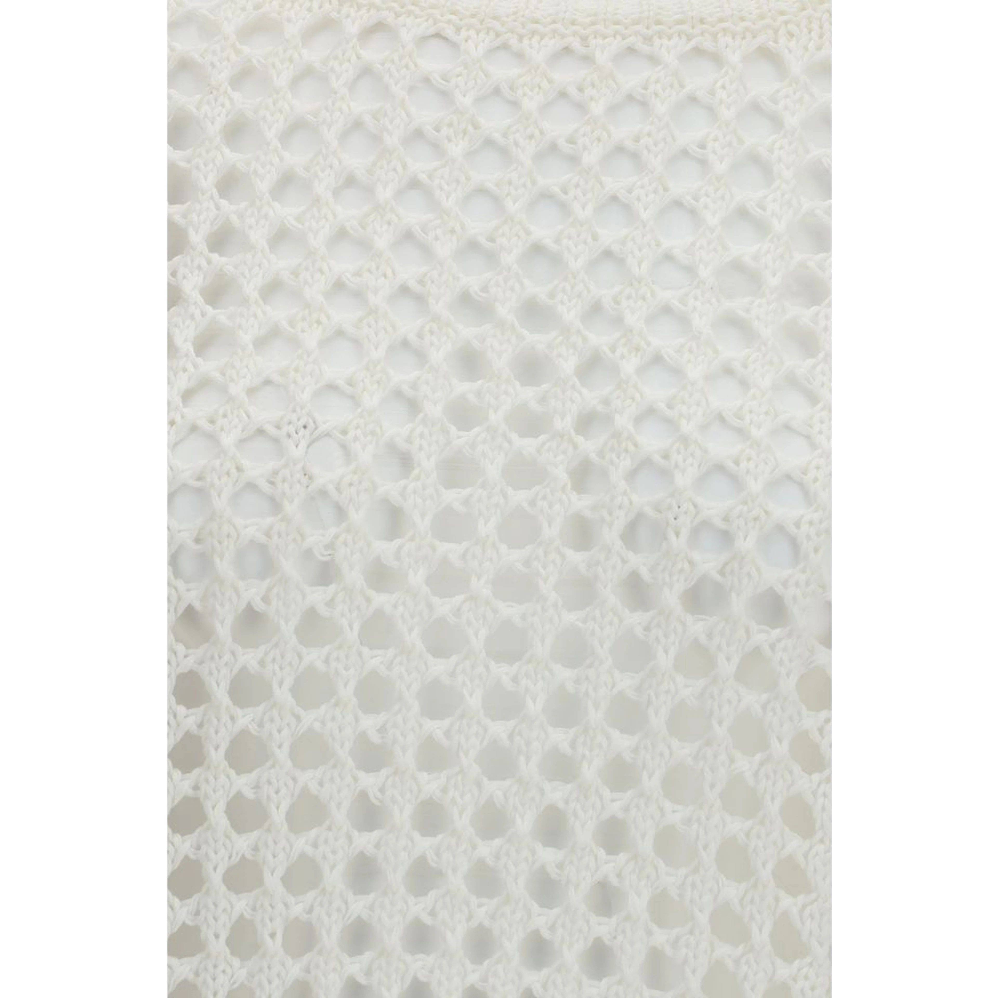 White Linen Sweatshirt