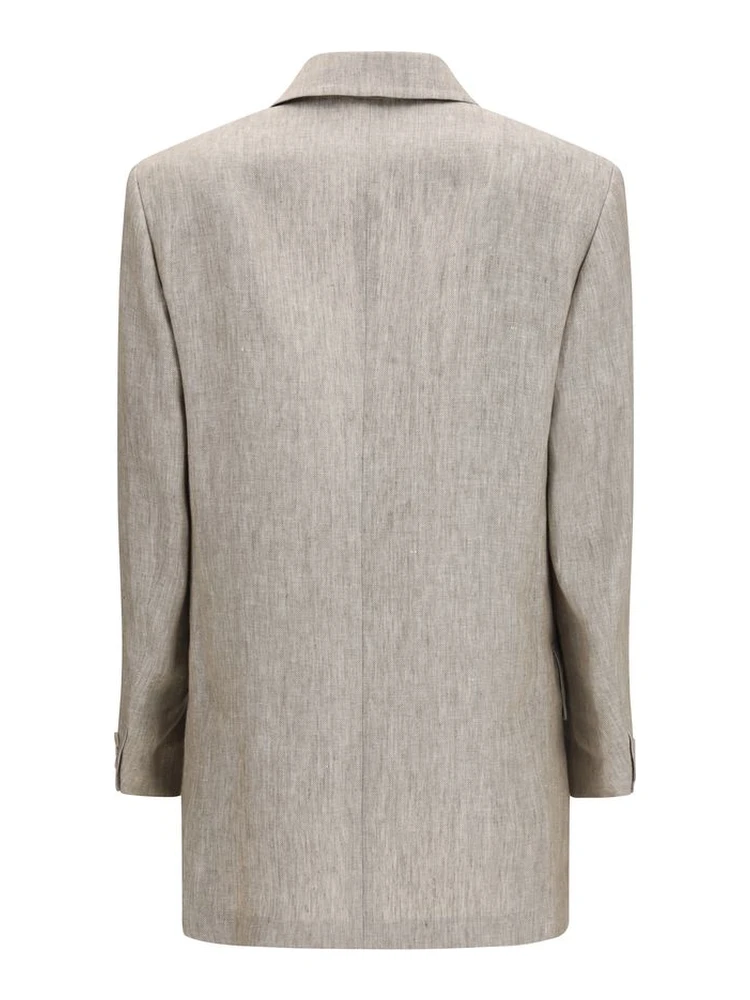 Beige Linen Blazer alternative