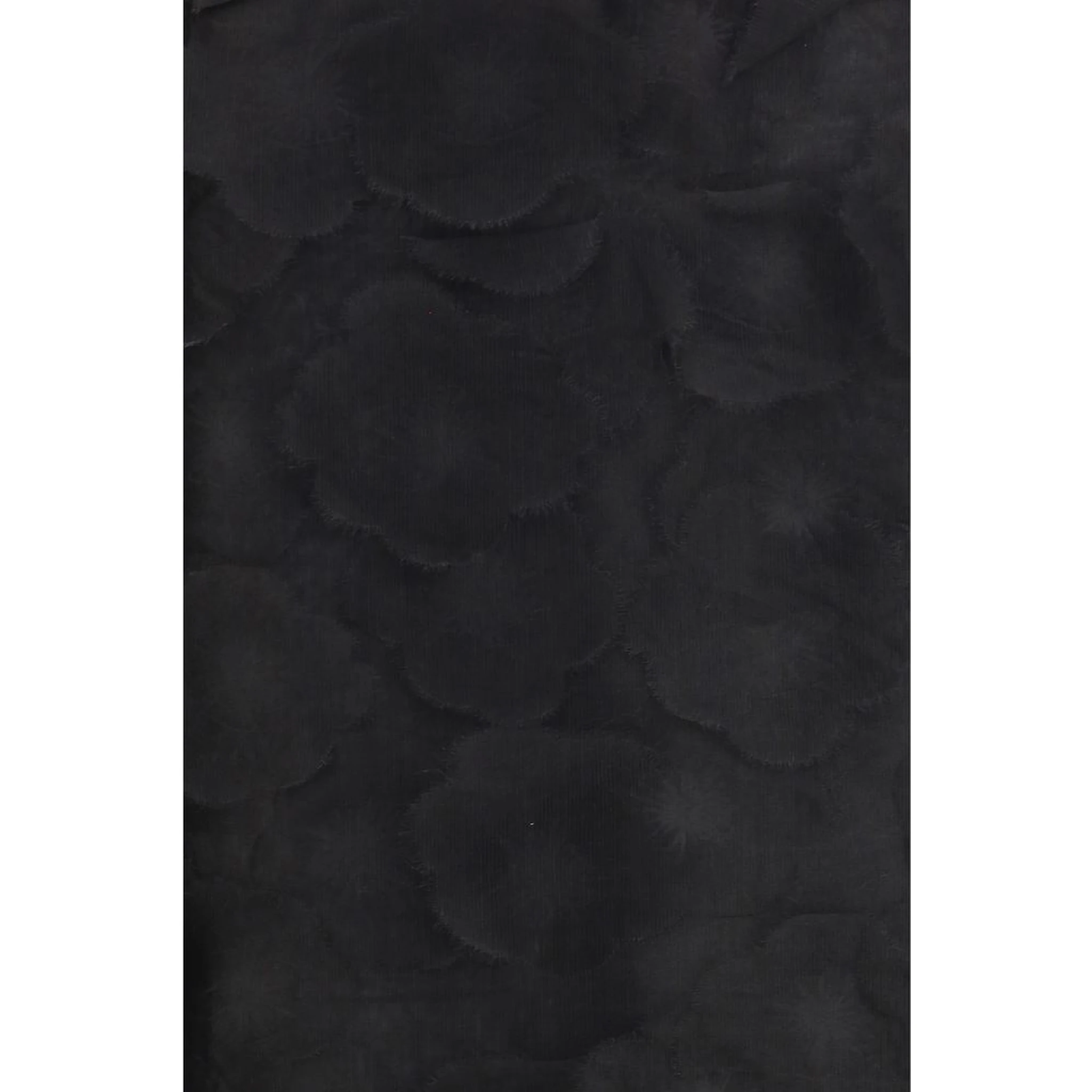 Black Silk Long Skirt