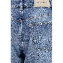 جينز قطني أزرق