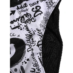 Black White Graphic Logo High Brief Underwear