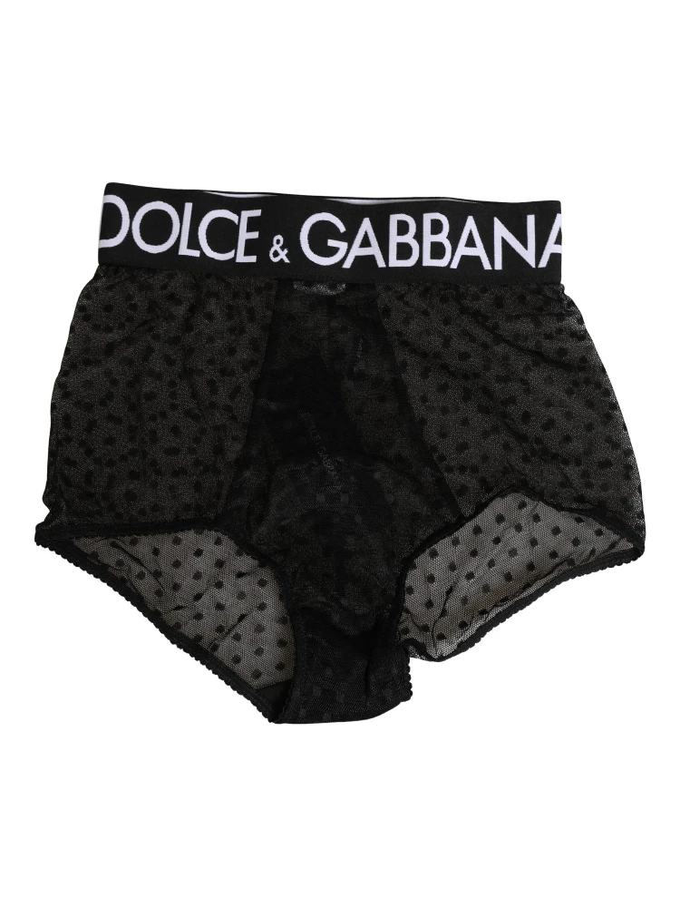 Black Logo Girdle High Waist Panty Underwear