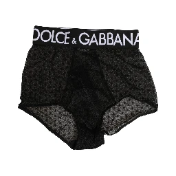 Black Logo Girdle High Waist Panty Underwear