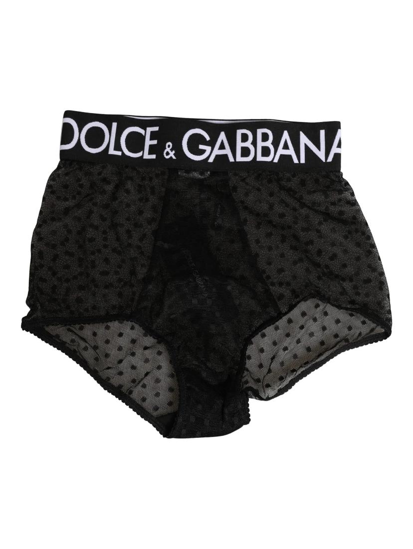 Black Logo Girdle High Waist Panty Underwear