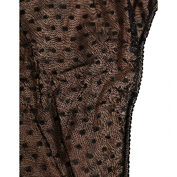 Black Beige Polka Dot Butterfly Brief Underwear