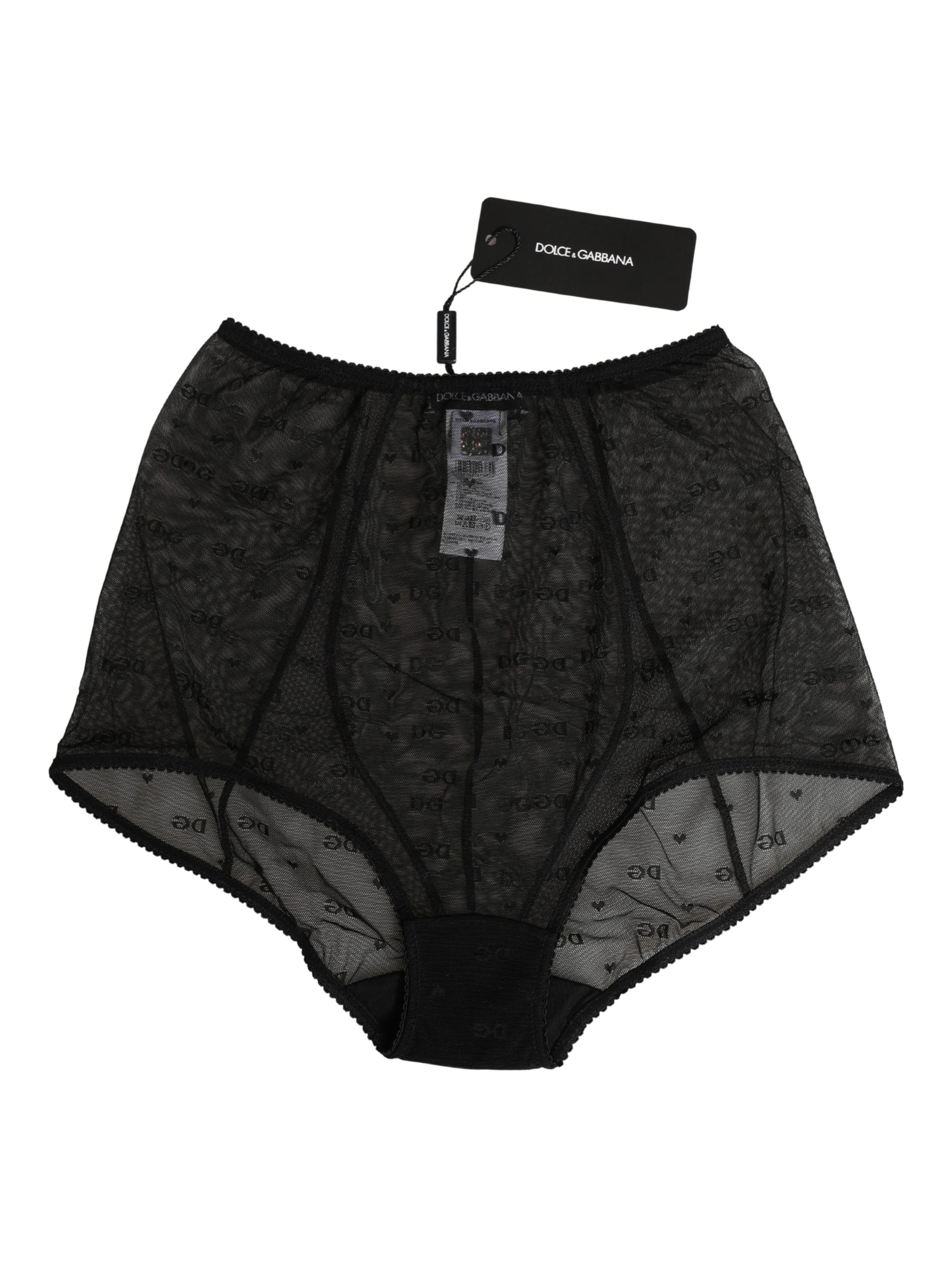 Black Nylon Stretch Slip Girdle Panty Underwear
