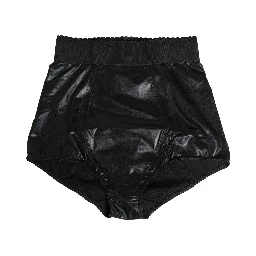 Black High Waisted Slip Girdle Panty Underwear