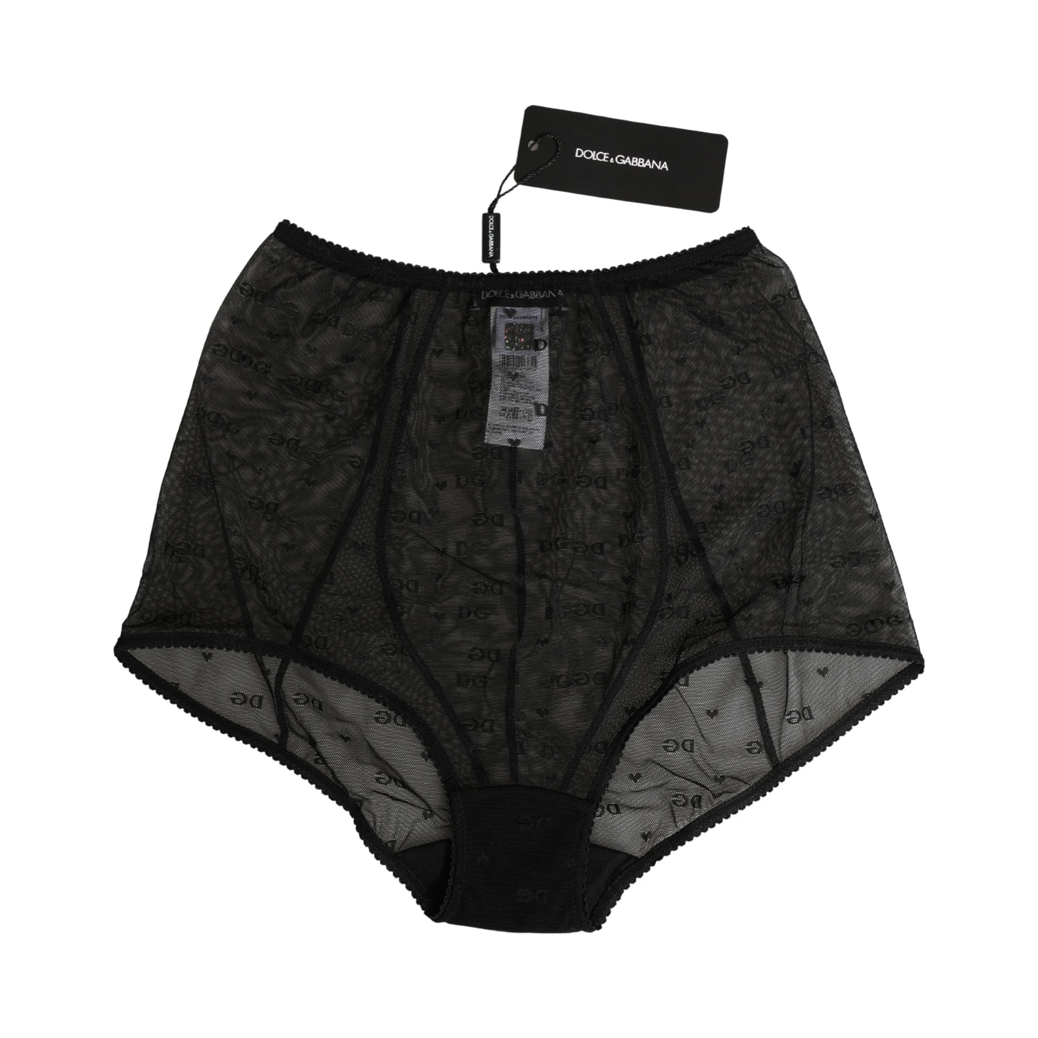 Black Nylon Stretch Slip Girdle Panty Underwear