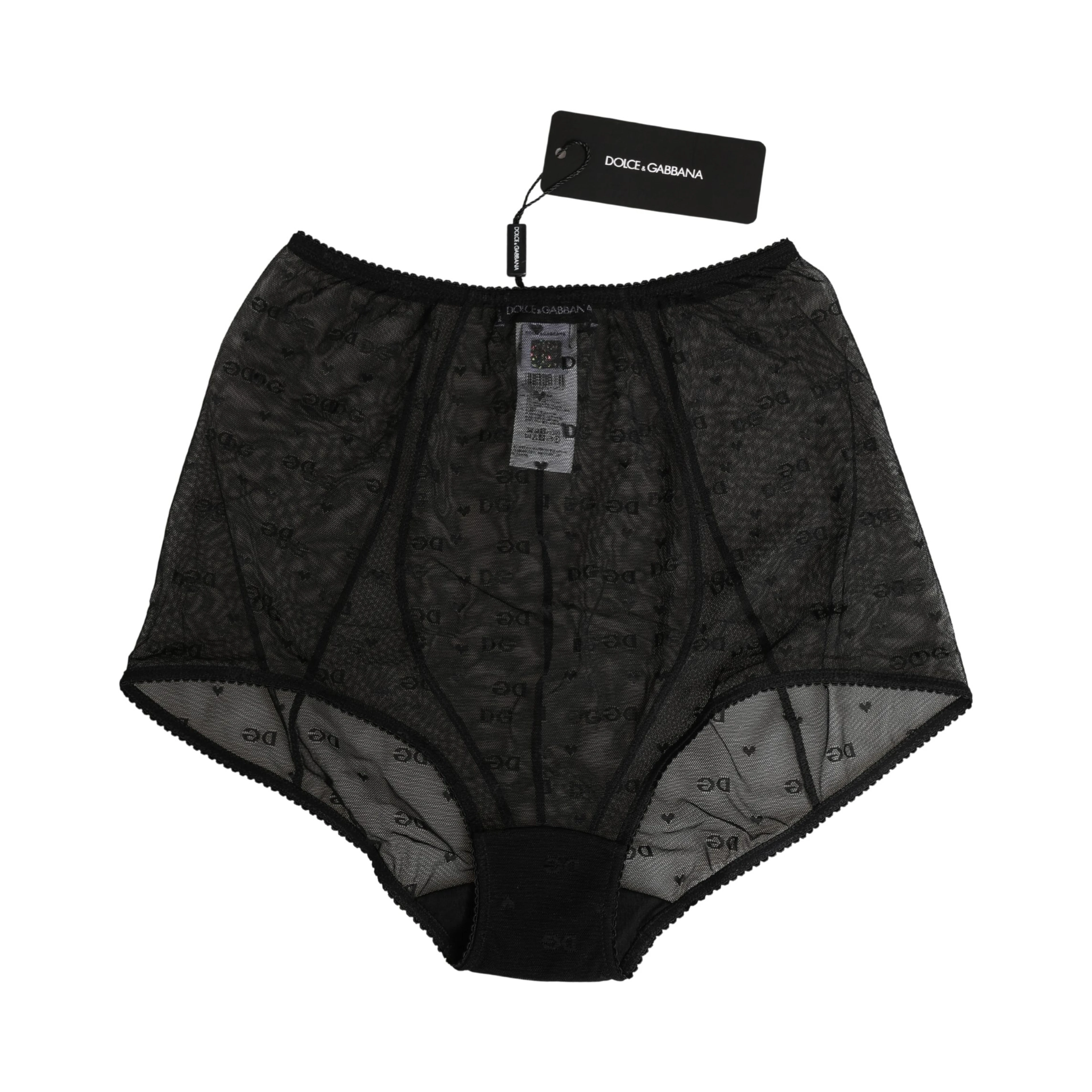 Black Nylon Stretch Slip Girdle Panty Underwear