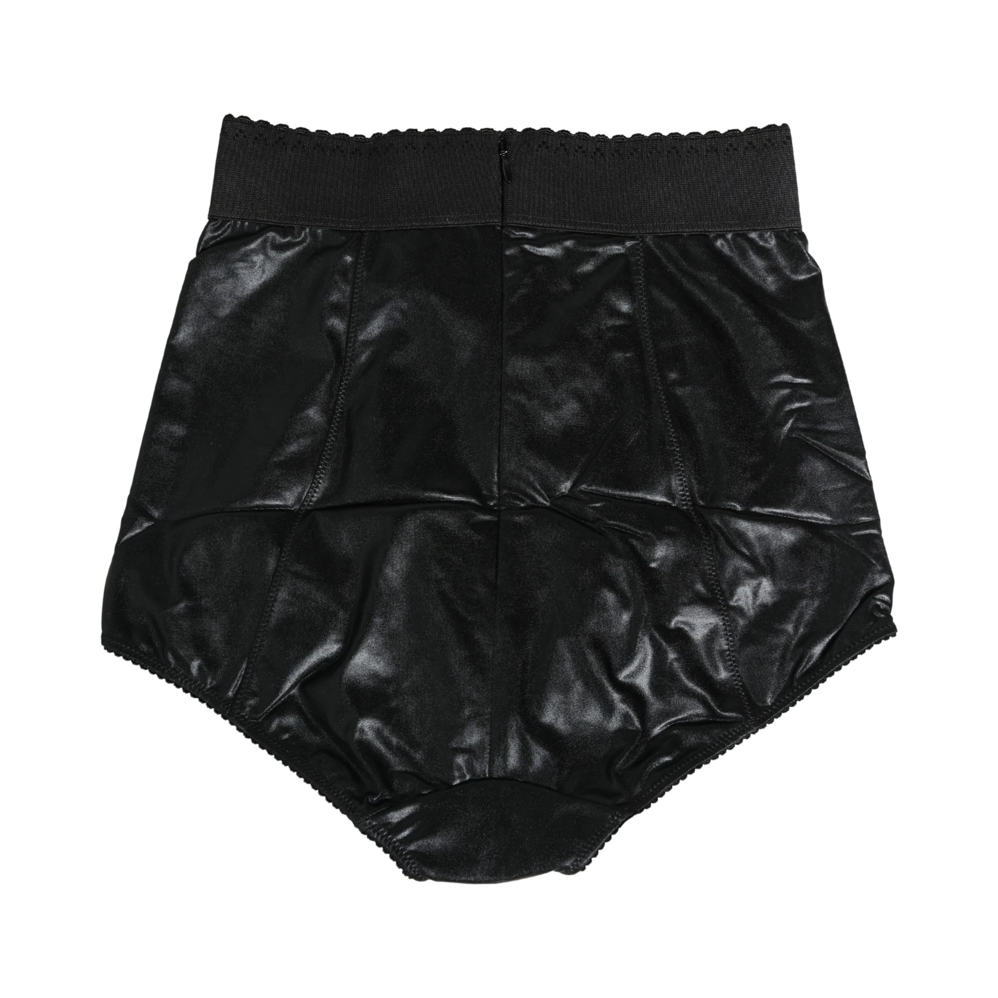 Black High Waisted Slip Girdle Panty Underwear