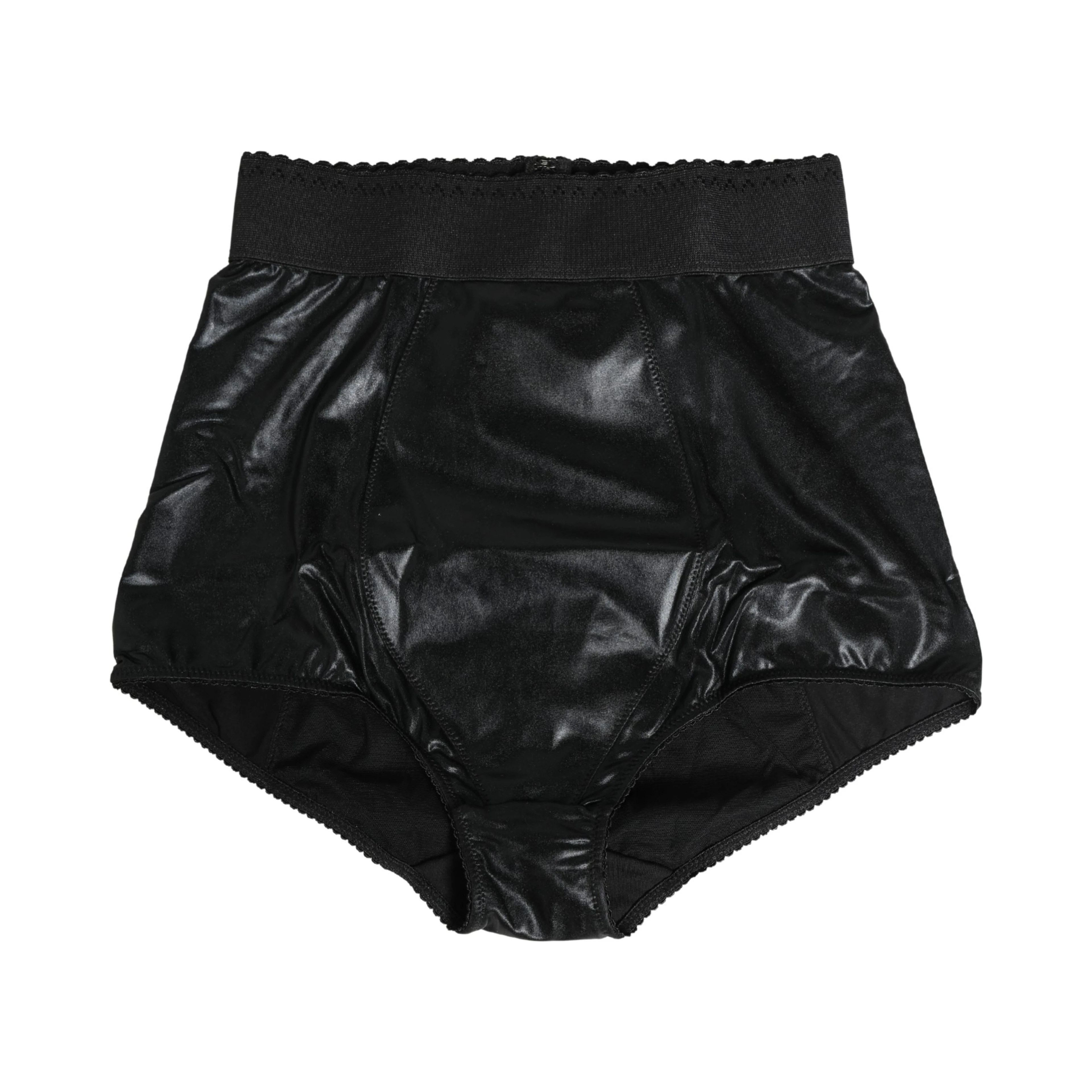 Black High Waisted Slip Girdle Panty Underwear