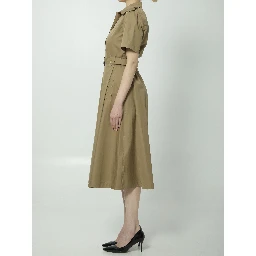 Cotton poplin shirtdress