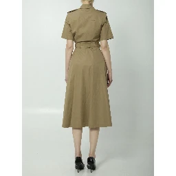 Cotton poplin shirtdress