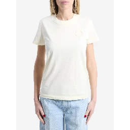 T-shirt with embroidered logo