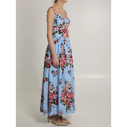 Maxi dress with floral print