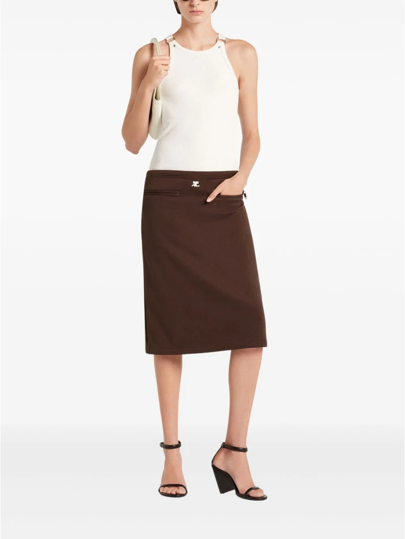 Courreges Skirts Brown