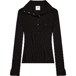 Courreges T-shirts and Polos Black