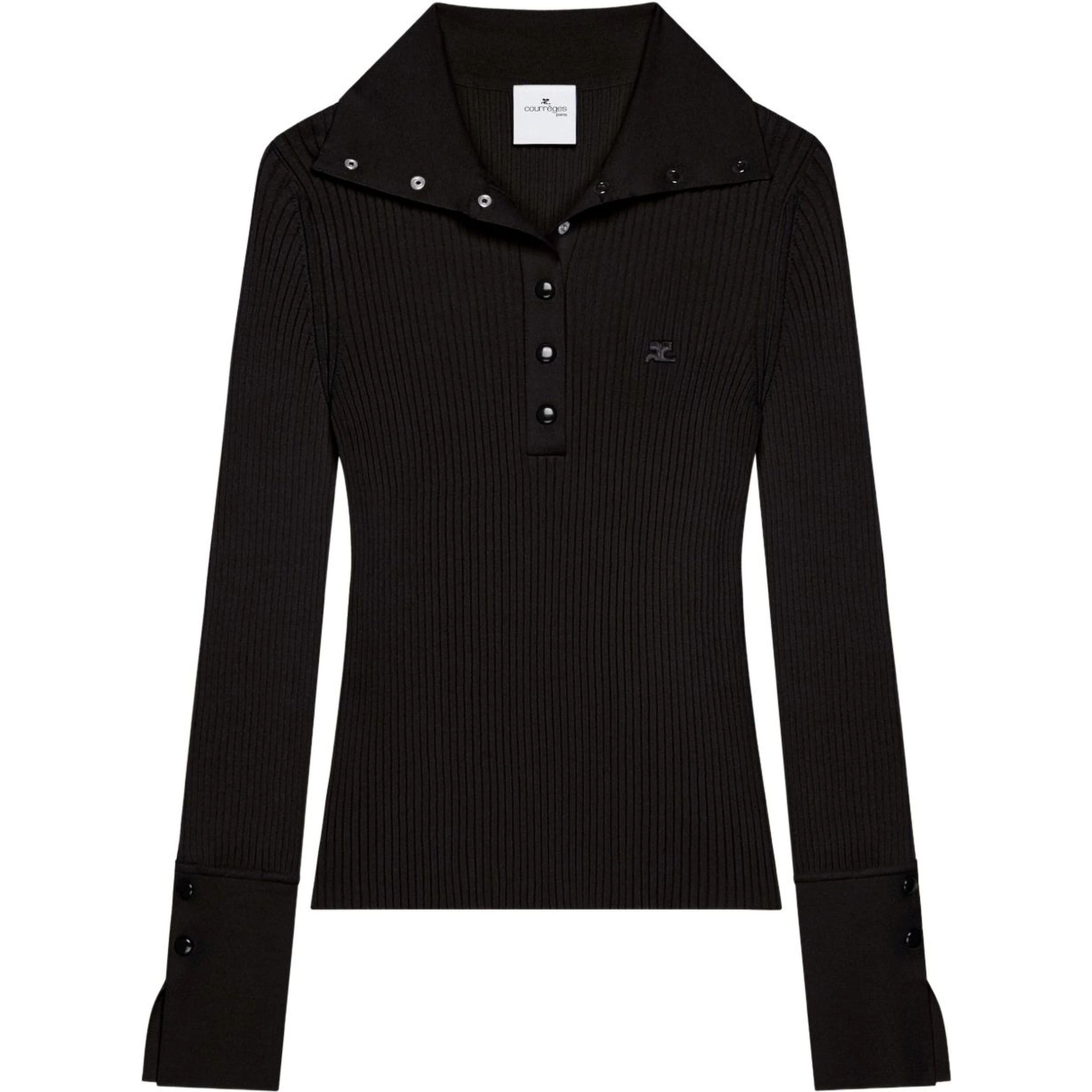 Courreges T-shirts and Polos Black