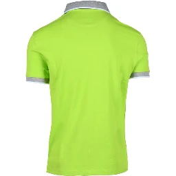 قميص بولو قطني أخضر