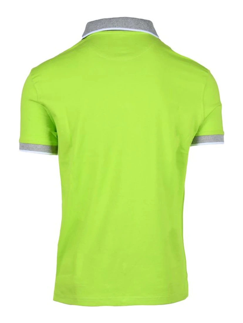 Green Cotton Polo Shirt