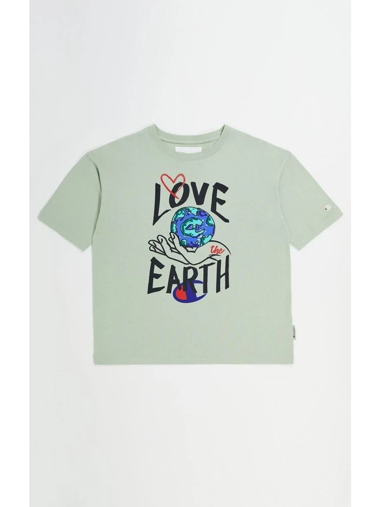 تيشيرت قطني رمادي