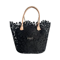 Black PU Women Handbag