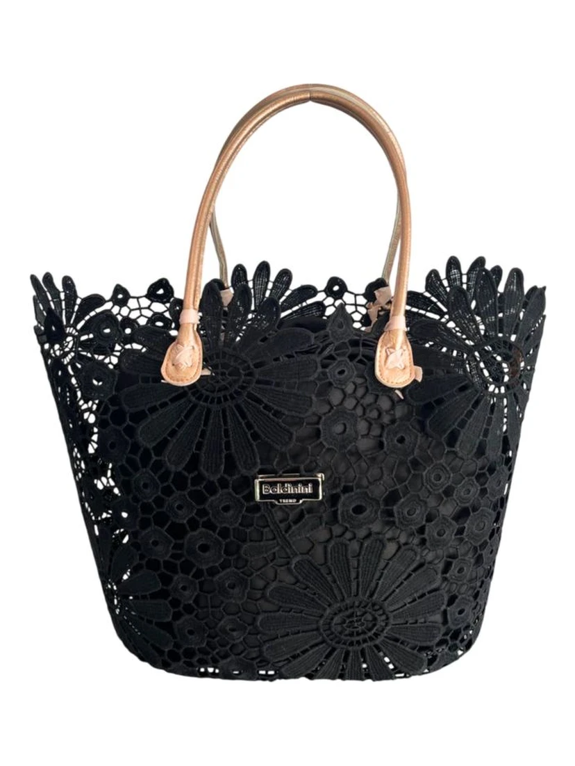 Black PU Women Handbag