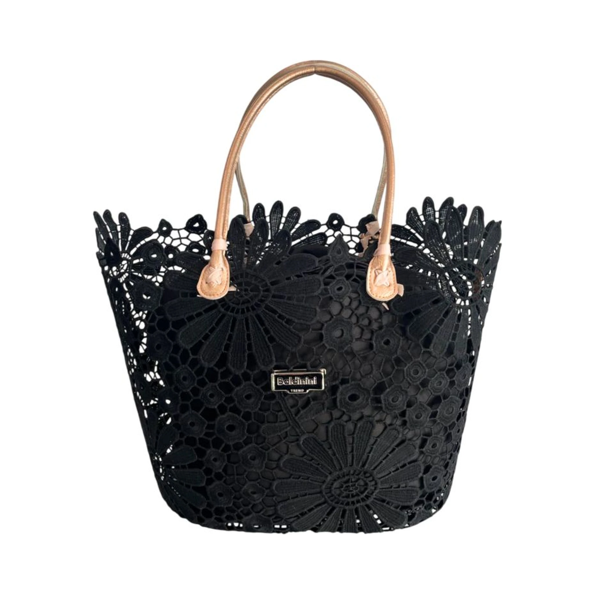 Black PU Women Handbag