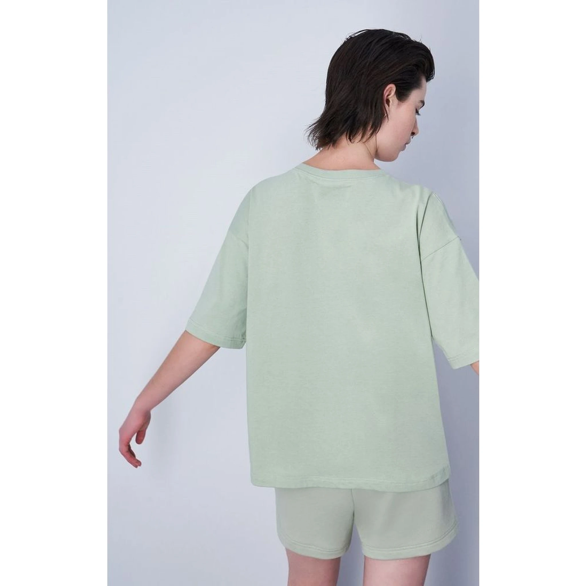 تيشيرت قطني رمادي