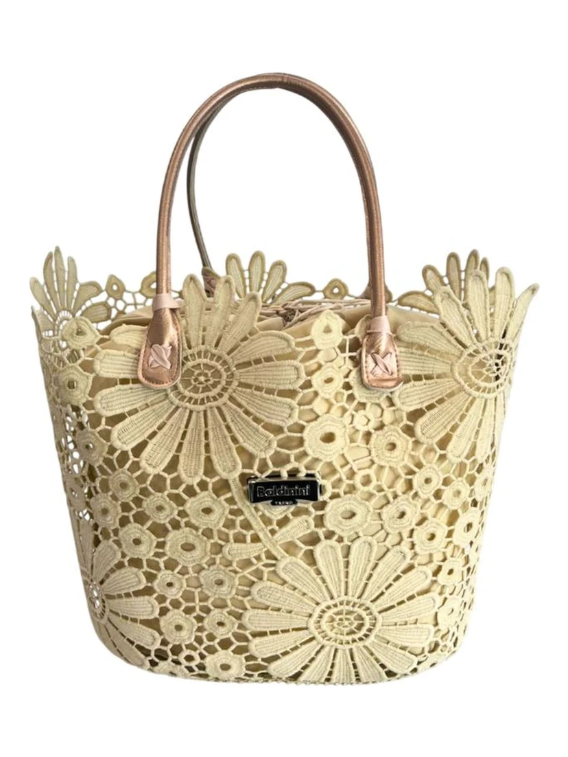 Beige PU Women Handbag