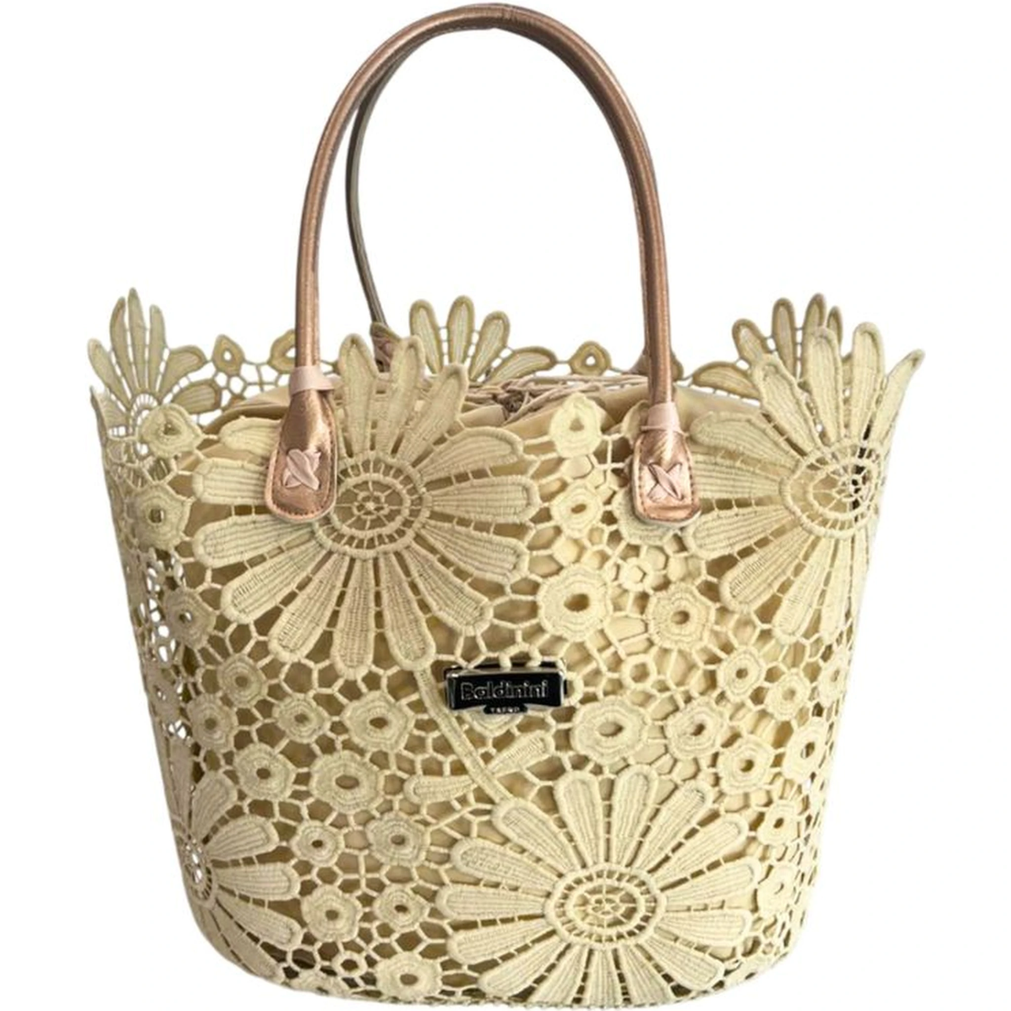 Beige PU Women Handbag