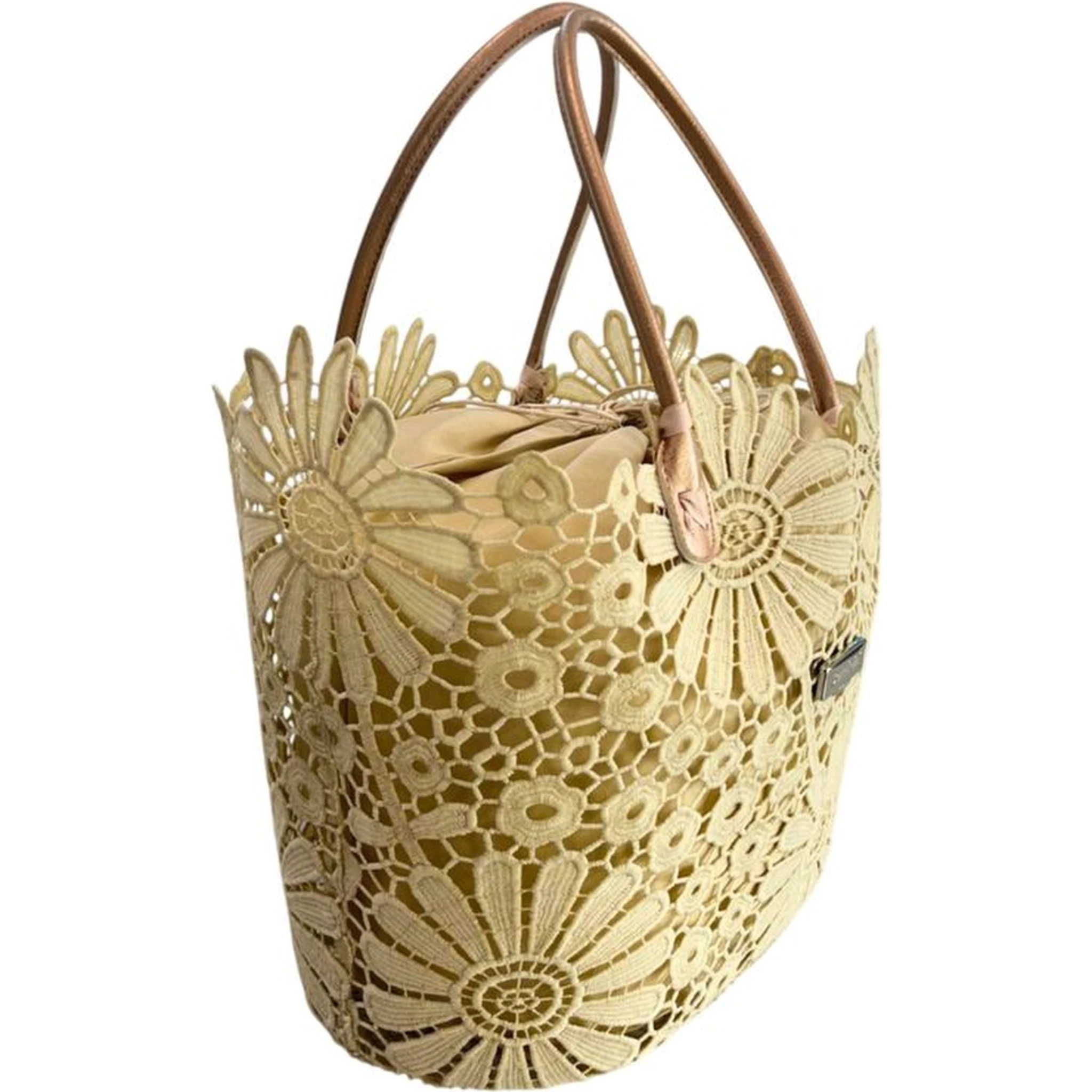 Beige PU Women Handbag