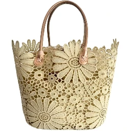 Beige PU Women Handbag