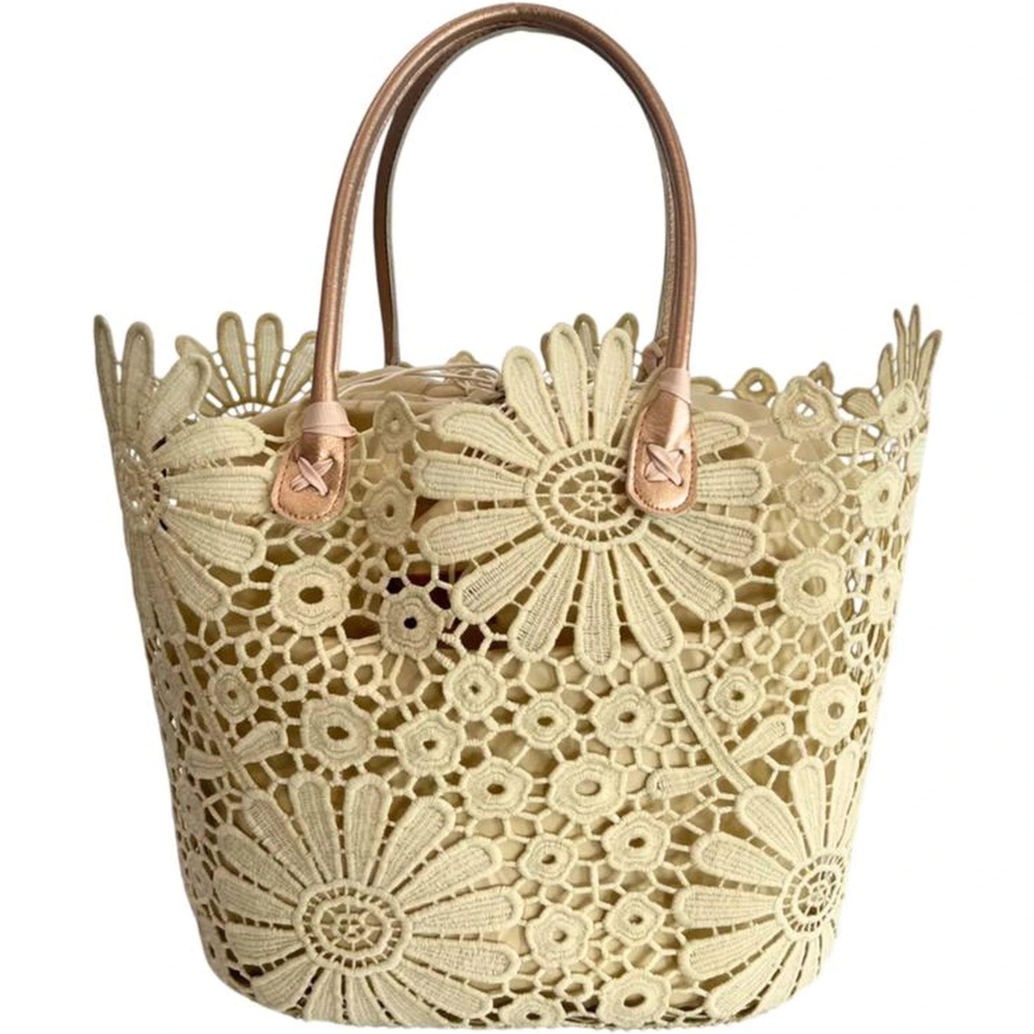 Beige PU Women Handbag