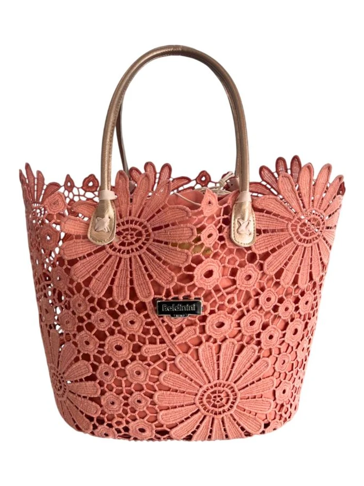Pink PU Women Handbag