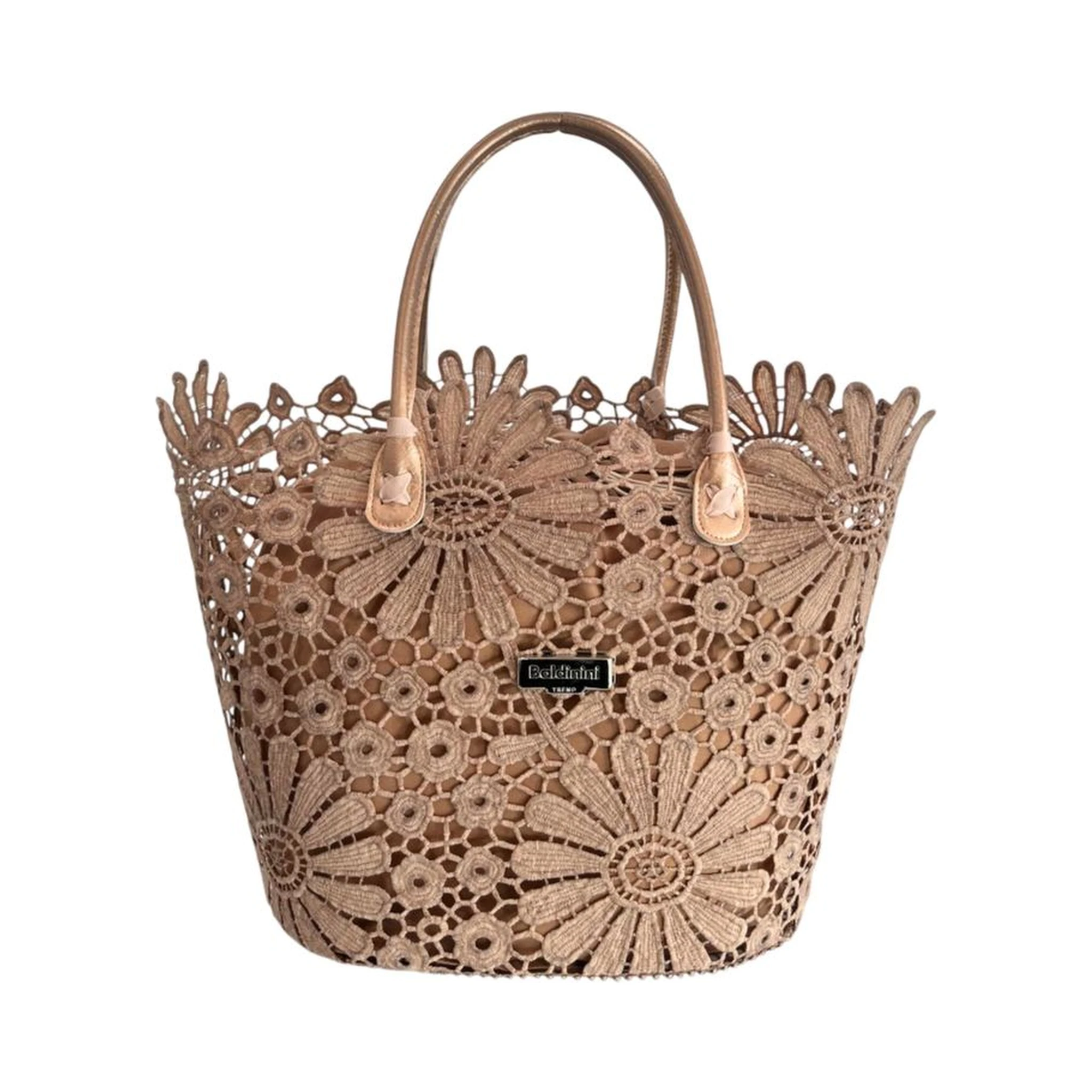 Brown PU Women Handbag