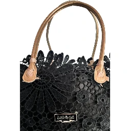Black PU Women Handbag