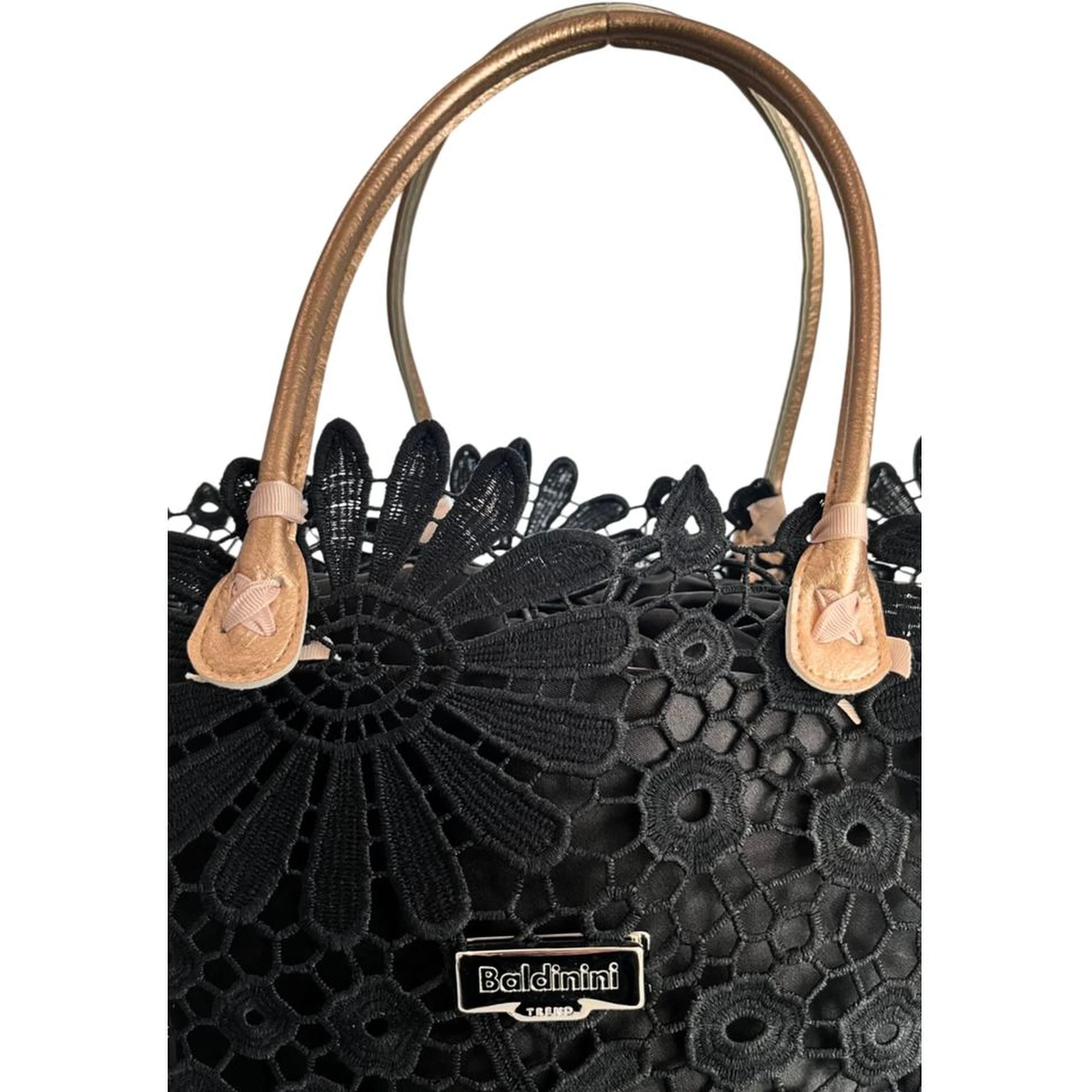 Black PU Women Handbag