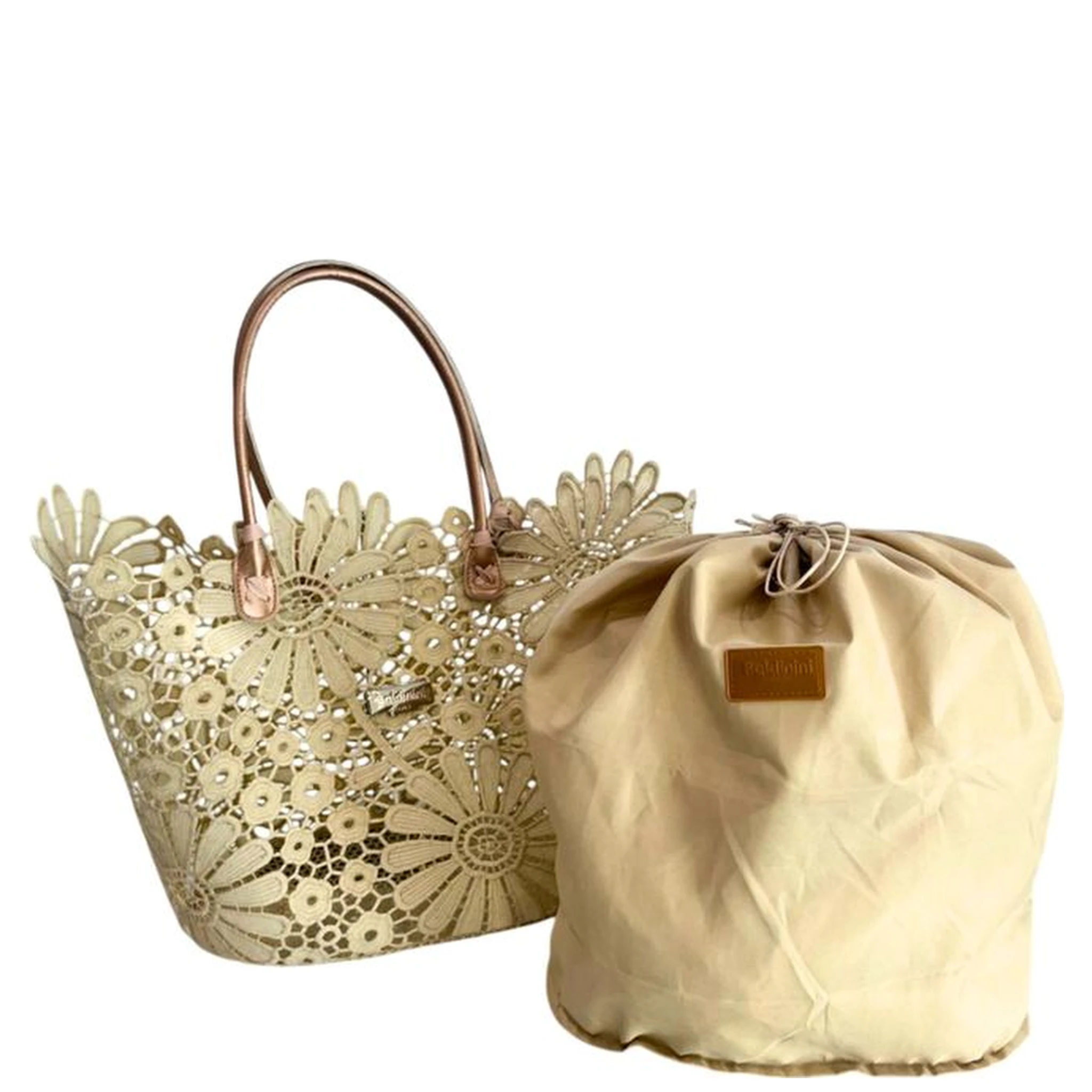 Beige PU Women Handbag
