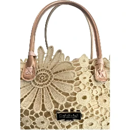 Beige PU Women Handbag