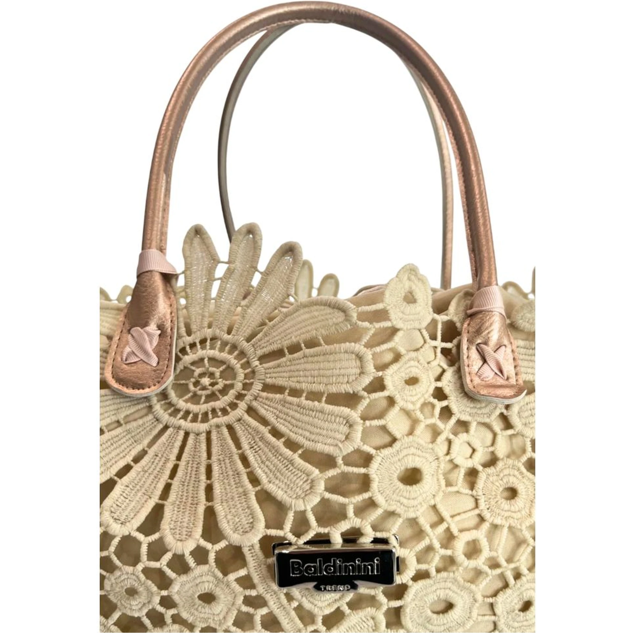 Beige PU Women Handbag
