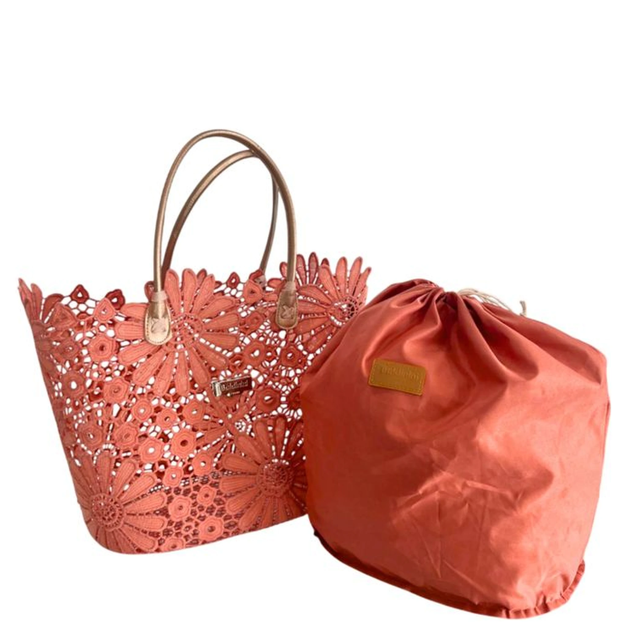 Pink PU Women Handbag