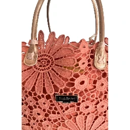 Pink PU Women Handbag