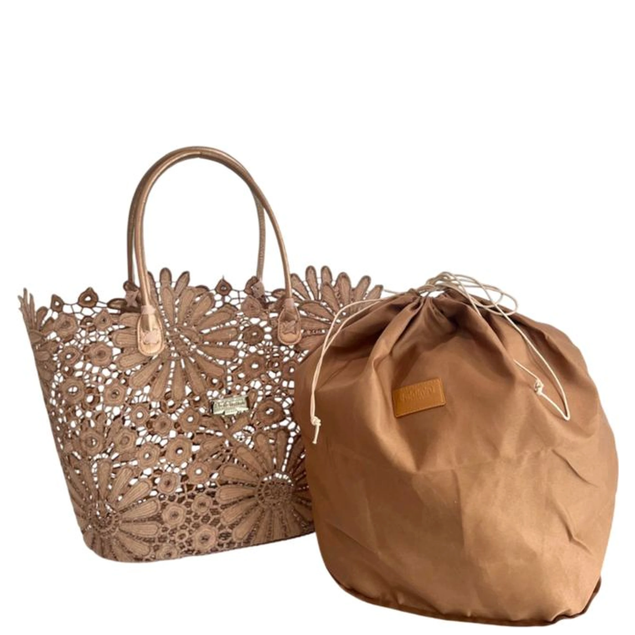 Brown PU Women Handbag