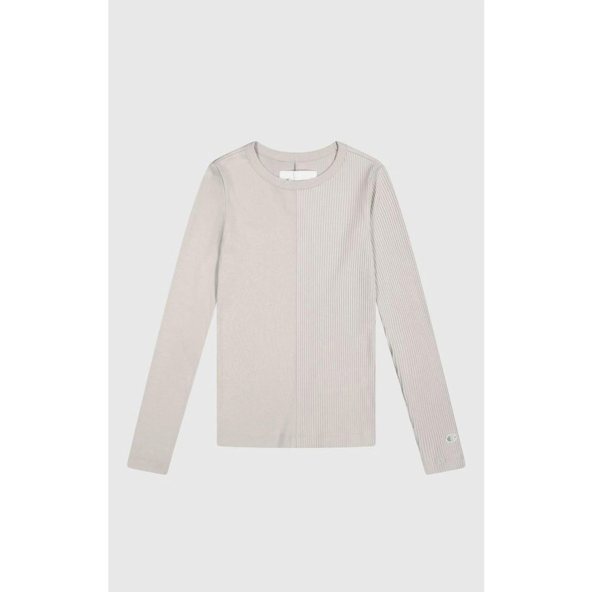 White Cotton Long Sleeve T-Shirt