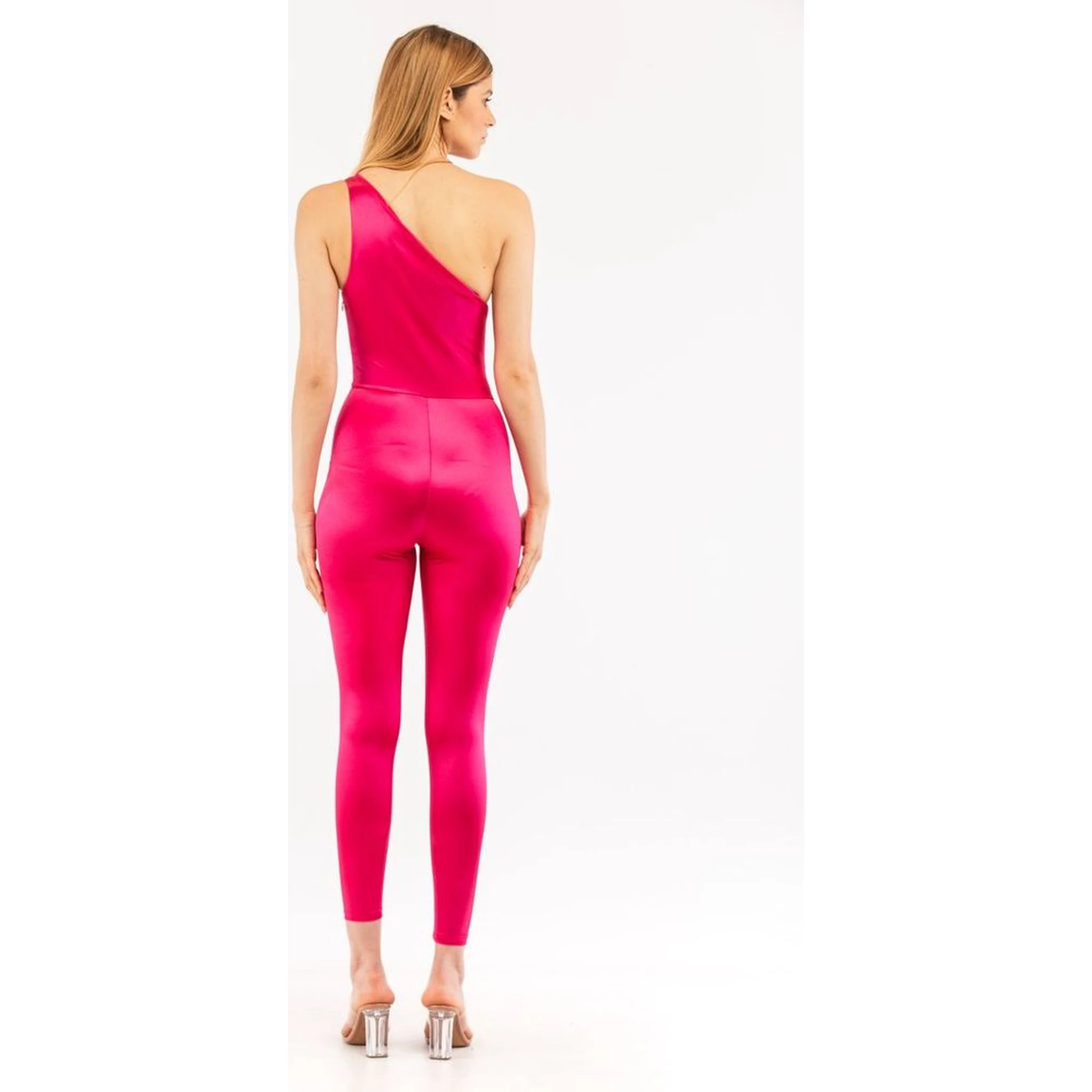 Pink Polyamide Jumpsuit