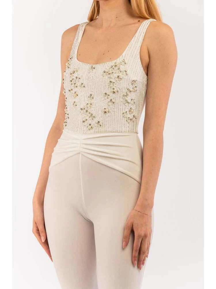 Beige Polyester Jumpsuit alternative